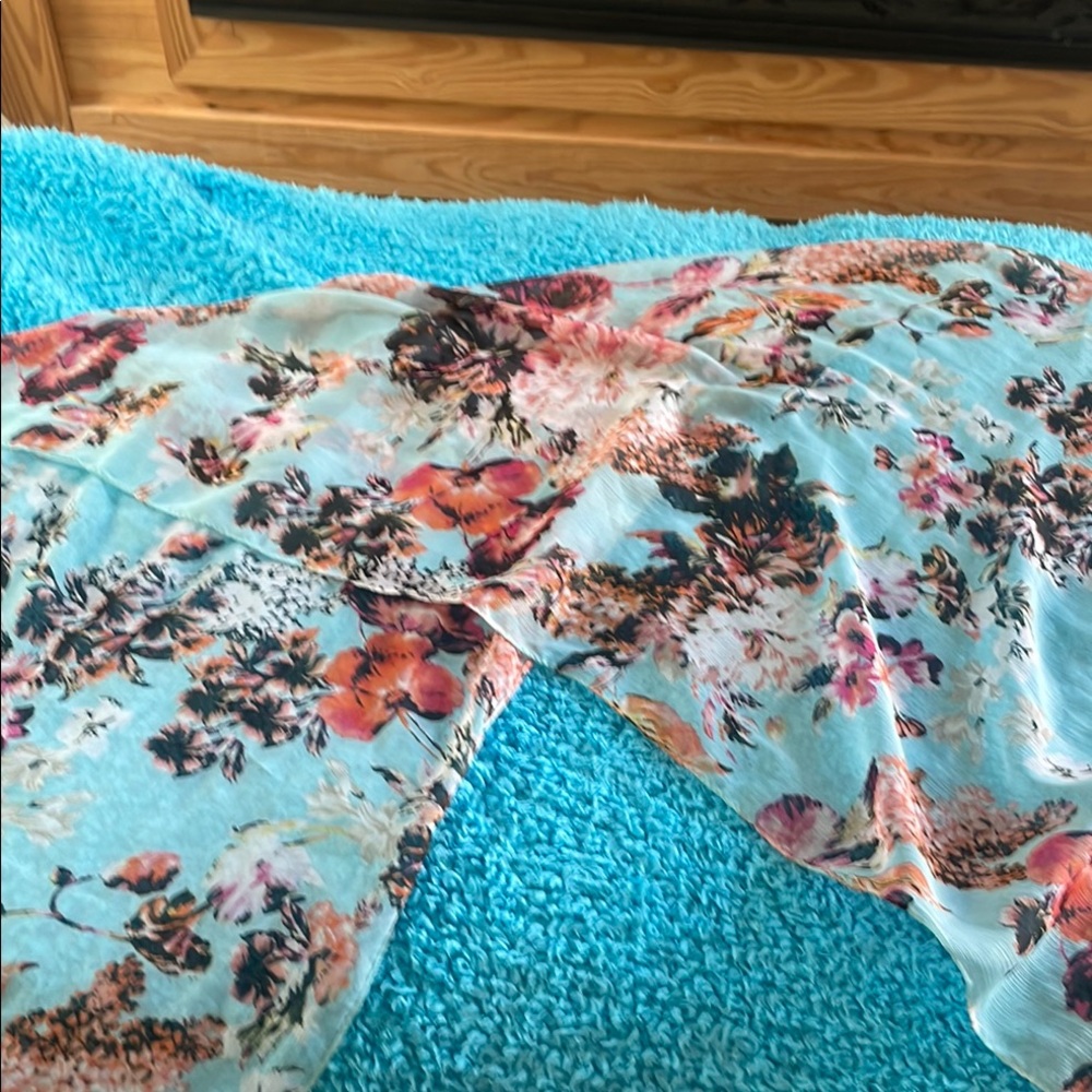 Floral Print Scarf
